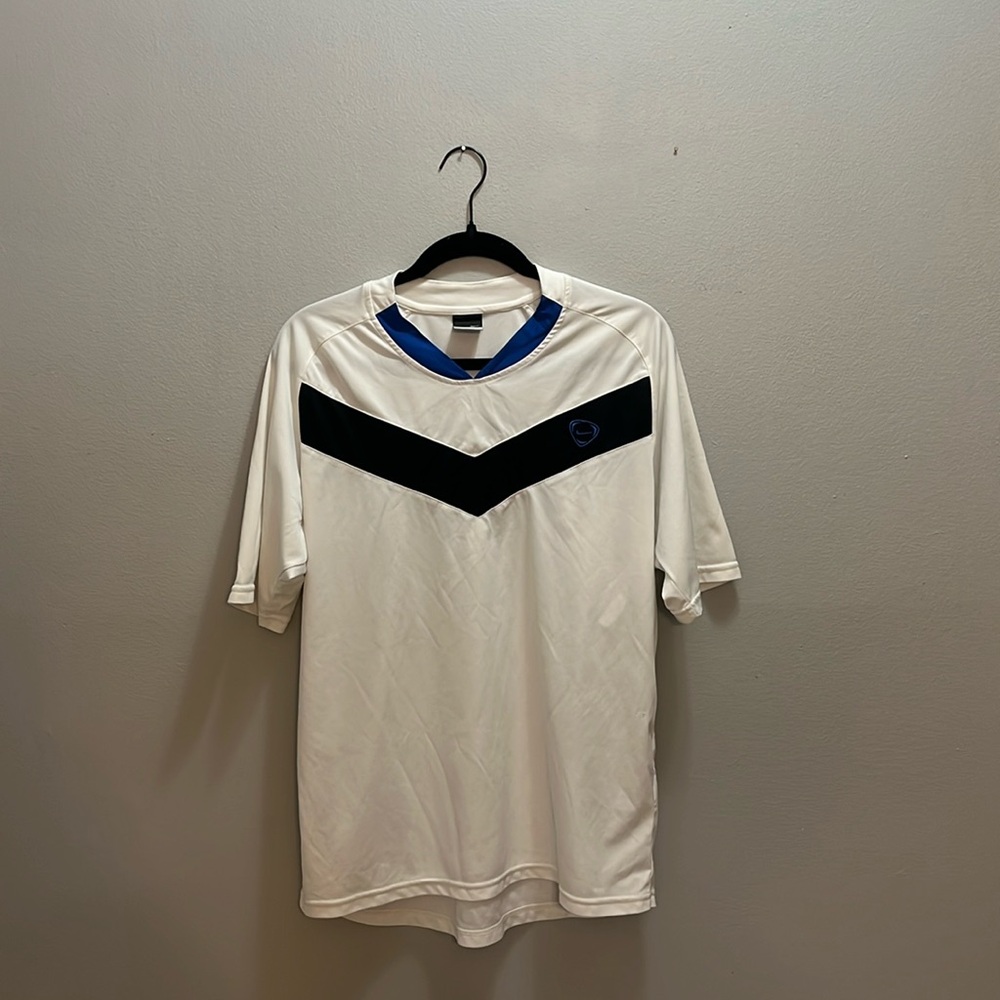 Y2K silver tag Nike sports shirt